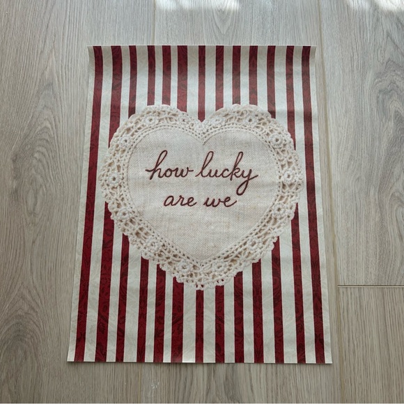 Urban Outfitters Other - How Lucky Are We Canvas Art Print Poster